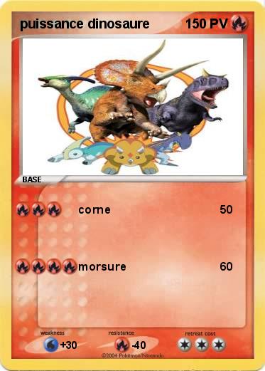 Pokemon puissance dinosaure