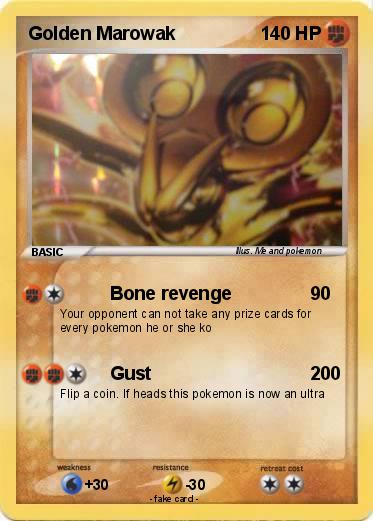Pokemon Golden Marowak