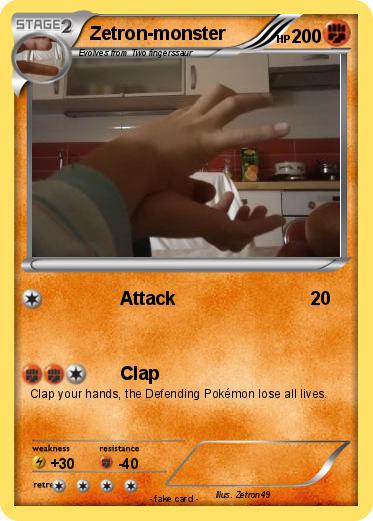 Pokemon Zetron-monster
