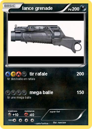 Pokemon lance grenade