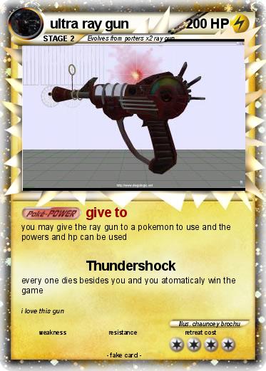 Pokemon ultra ray gun