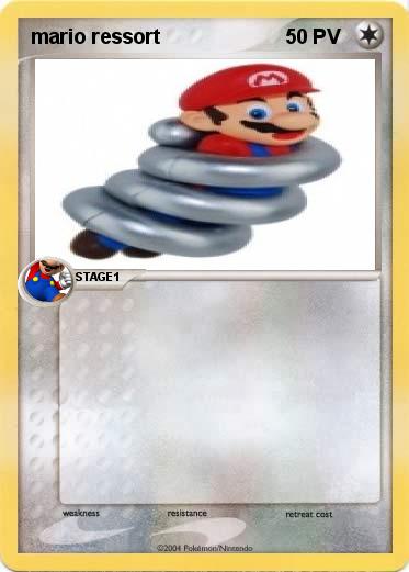 Pokemon mario ressort
