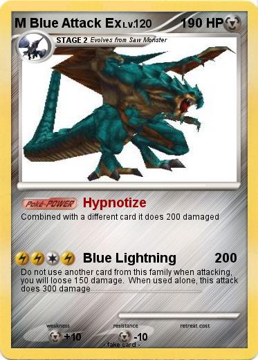 Pokemon M Blue Attack Ex