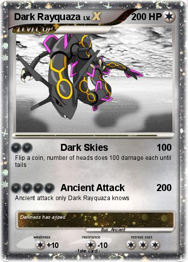 Pokemon Dark Rayquaza