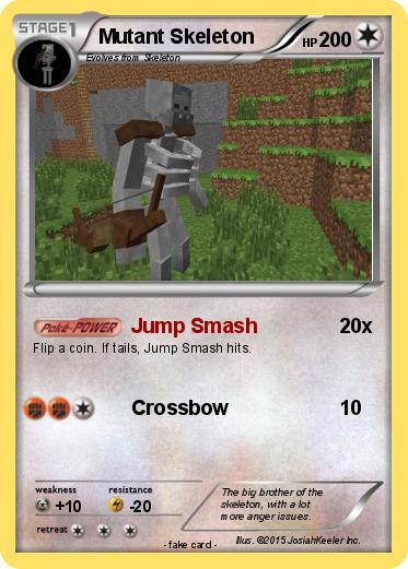 Pokemon Mutant Skeleton