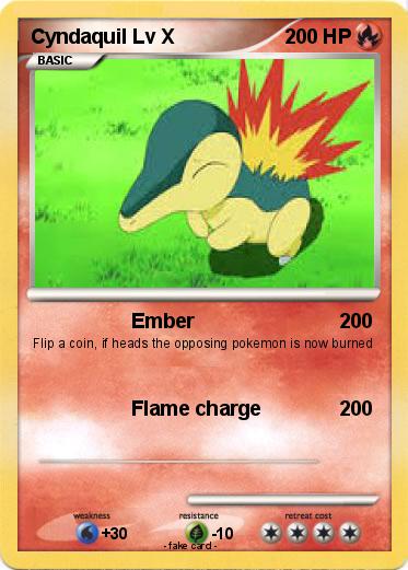 Pokemon Cyndaquil Lv X