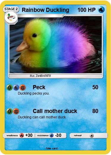 Pokemon Rainbow Duckling