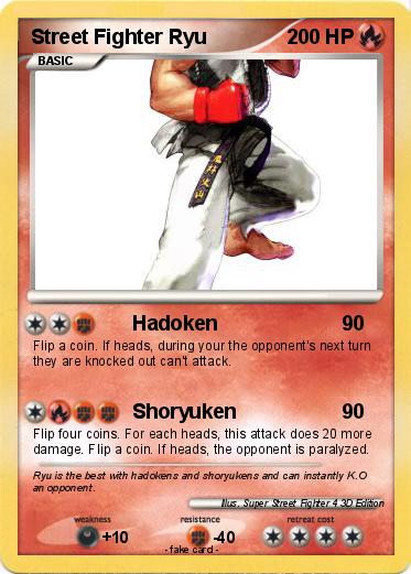 Pokemon Street Fighter Ryu