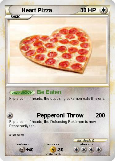 Pokemon Heart Pizza