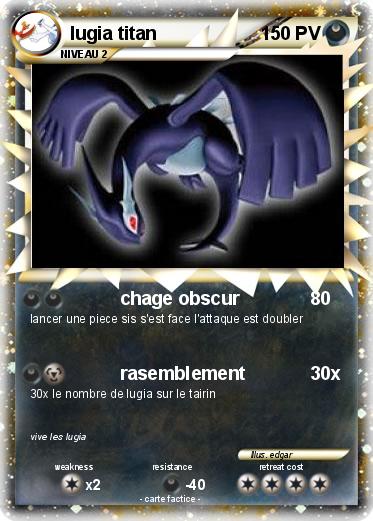 Pokemon lugia titan