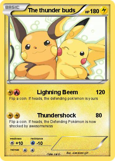 Pokemon The thunder buds