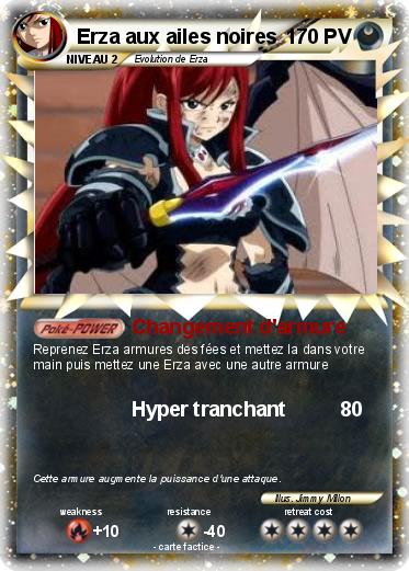 Pokemon Erza aux ailes noires