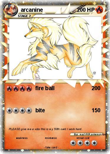 Pokemon arcanine