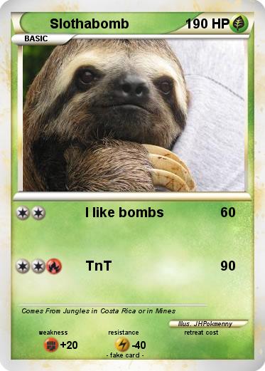 Pokemon Slothabomb
