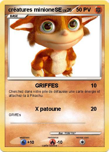 Pokemon créatures minioneSE