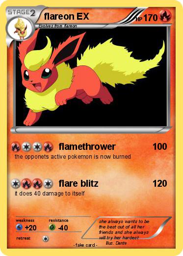 Pokemon flareon EX