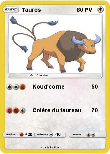 Pokemon Tauros