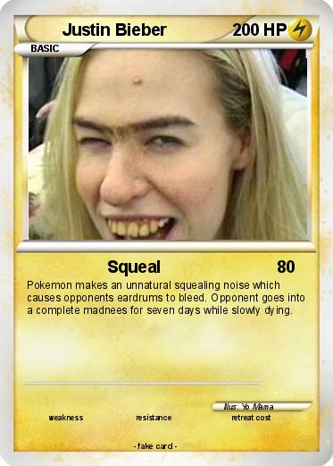 Pokemon Justin Bieber