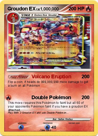 Pokemon Groudon EX