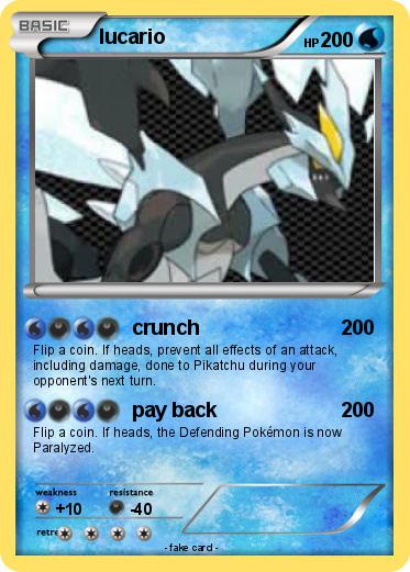 Pokemon lucario