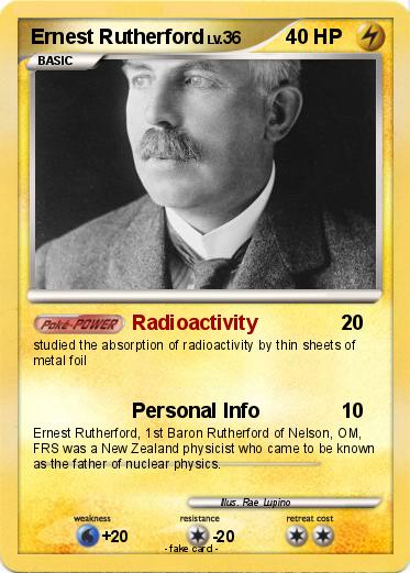 Pokemon Ernest Rutherford