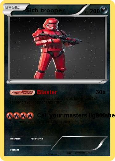 Pokemon Sith trooper