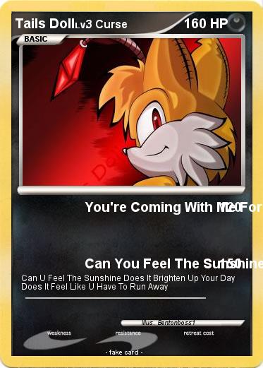 Pokemon Tails Doll