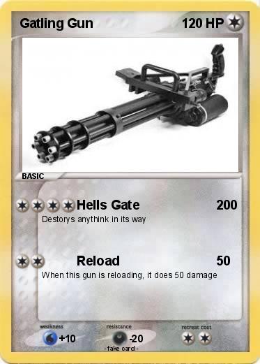 Pokemon Gatling Gun