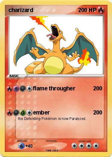 Pokemon charizard