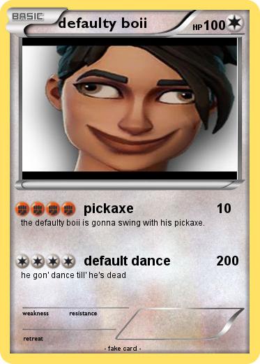 Pokemon defaulty boii