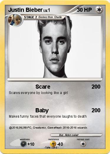 Pokemon Justin Bieber