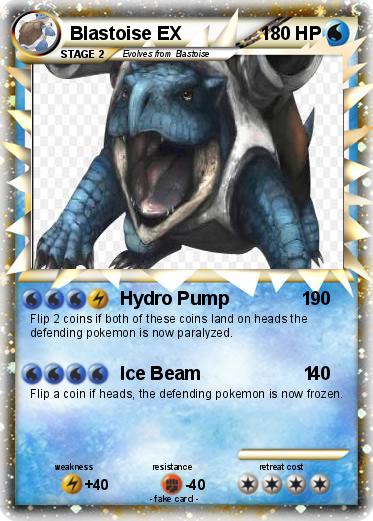 Pokemon Blastoise EX