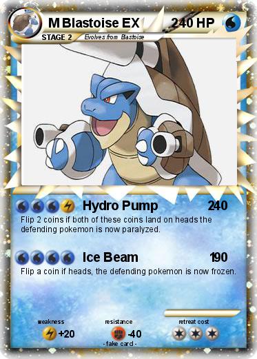 Pokemon M Blastoise EX         2