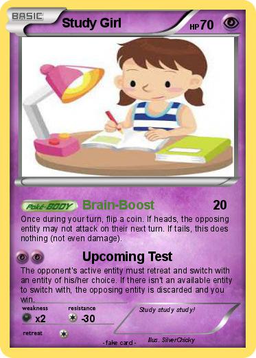 Pokemon Study Girl
