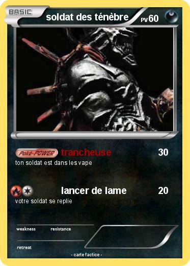 Pokemon soldat des ténèbre