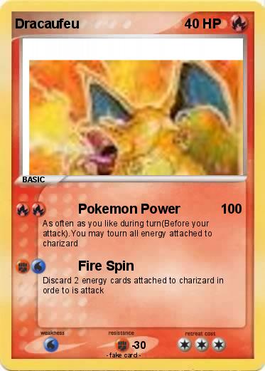 Pokemon Dracaufeu