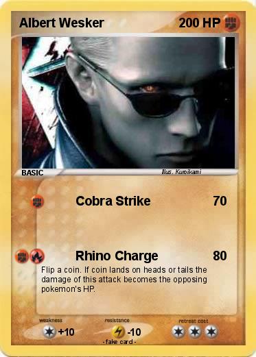 Pokemon Albert Wesker