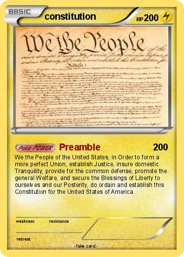 Pokemon constitution