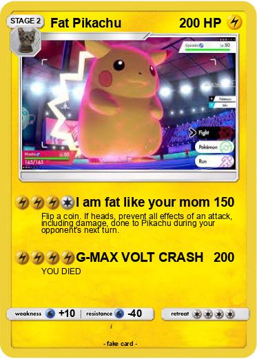 Pokemon Fat Pikachu