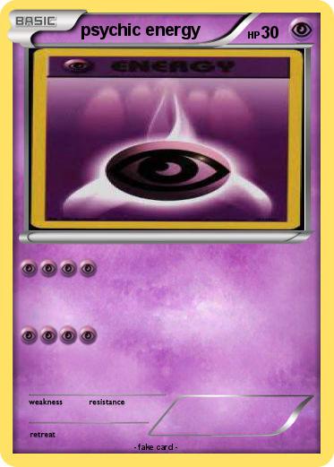 Pokemon psychic energy
