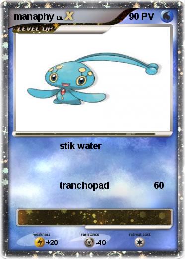 Pokemon manaphy