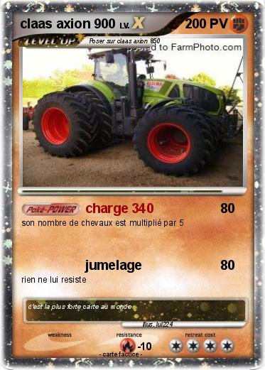 Pokemon claas axion 900
