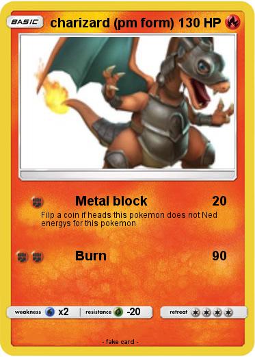 Pokemon charizard (pm form)