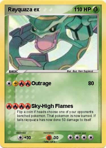 Pokemon Rayquaza ex