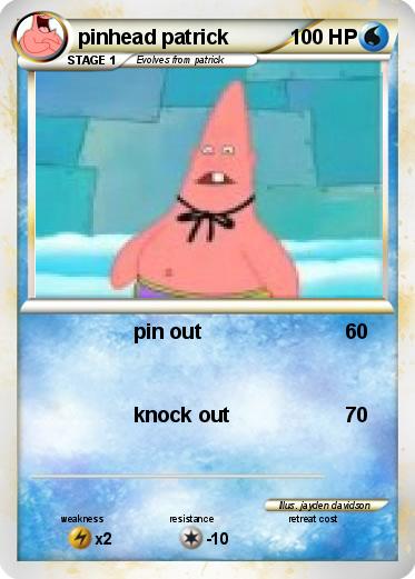 Pokemon pinhead patrick
