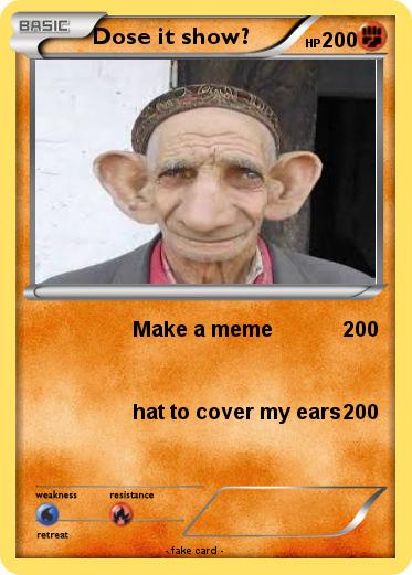 Pokemon Dose it show?