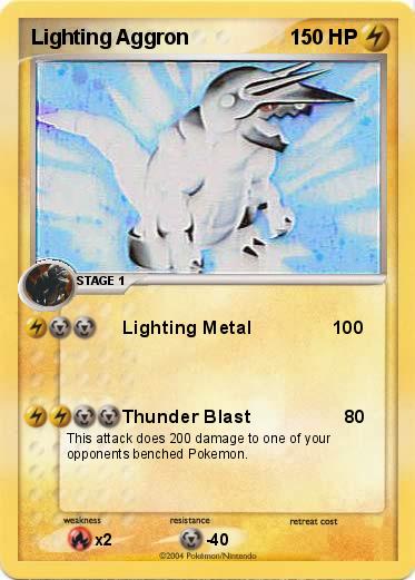 Pokemon Lighting Aggron