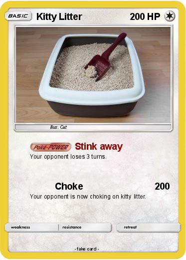 Pokemon Kitty Litter