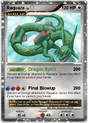 Pokemon Raquaza