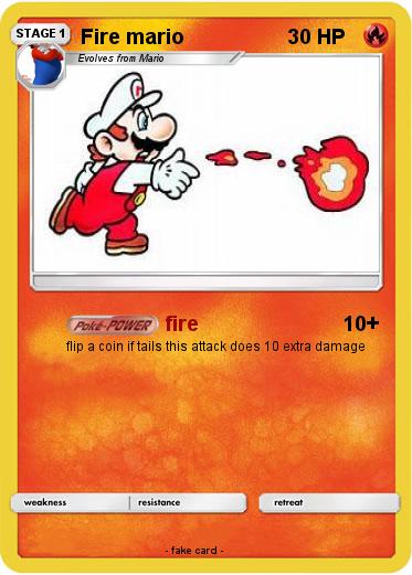 Pokemon Fire mario